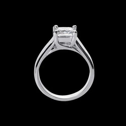 2 Carat Trellis Setting Princess Diamond Ring