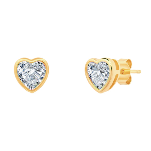 natural heart diamond 2ct watch front view