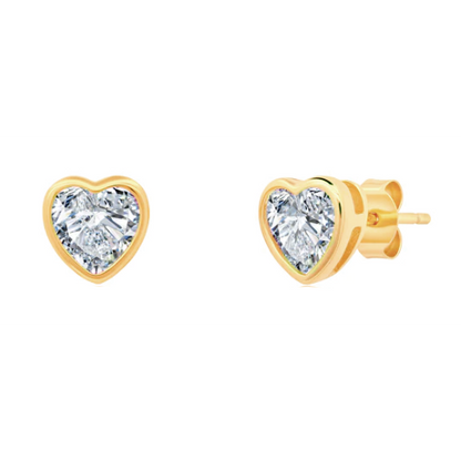 natural heart diamond 2ct watch front view