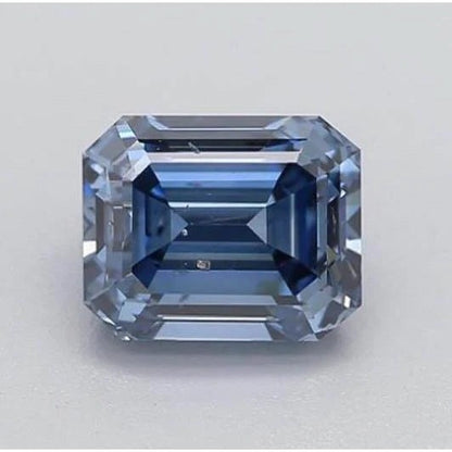 2 Carats Intense Blue Emerald Cut Loose Sapphire
