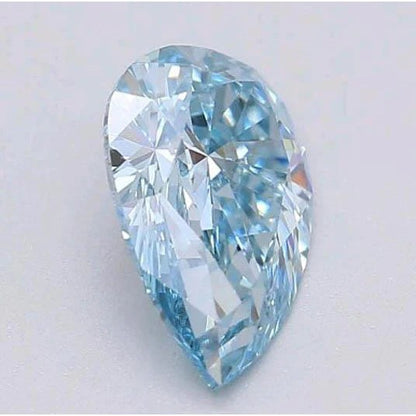 2 Carats Intense Green-Blue Pear Cut Loose Sapphire