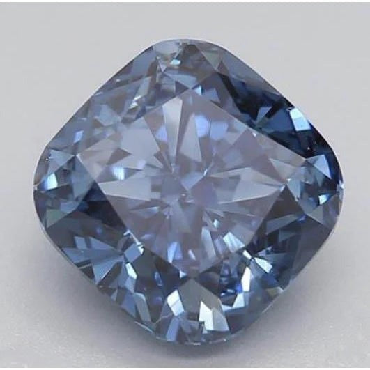 2 Ct Deep Blue Cushion Cut Loose Sapphire