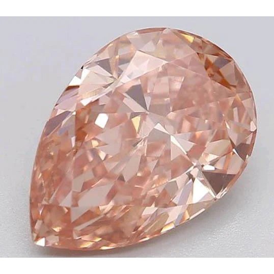 2 Ct Intense Orange Pear Cut Loose Sapphire