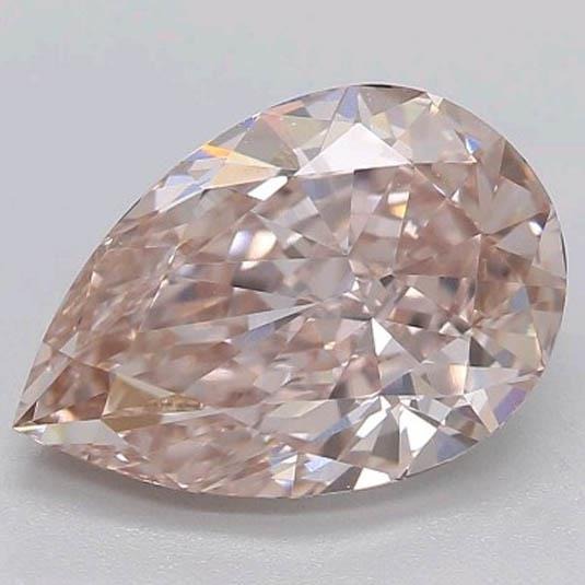 2 Ct Intense Pink Pear Cut Loose Sapphire