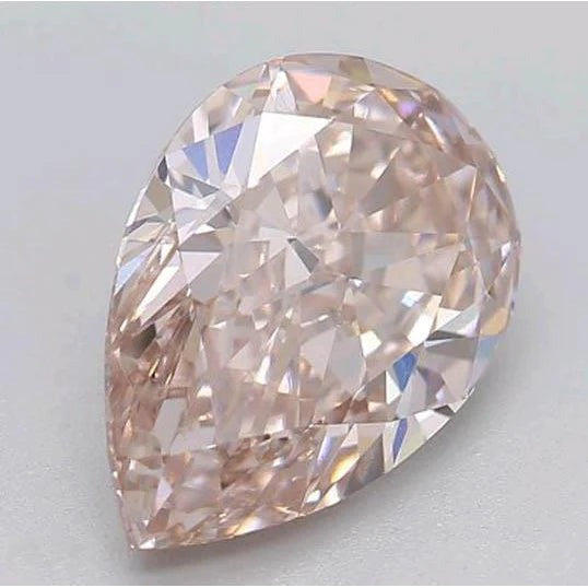 2 Ct Intense Pink Pear Cut Loose Sapphire