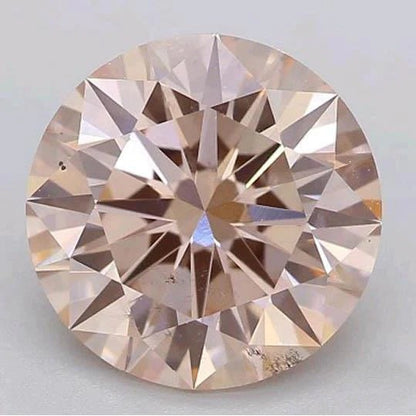 2 Ct Intense Pink Round Cut Loose Sapphire