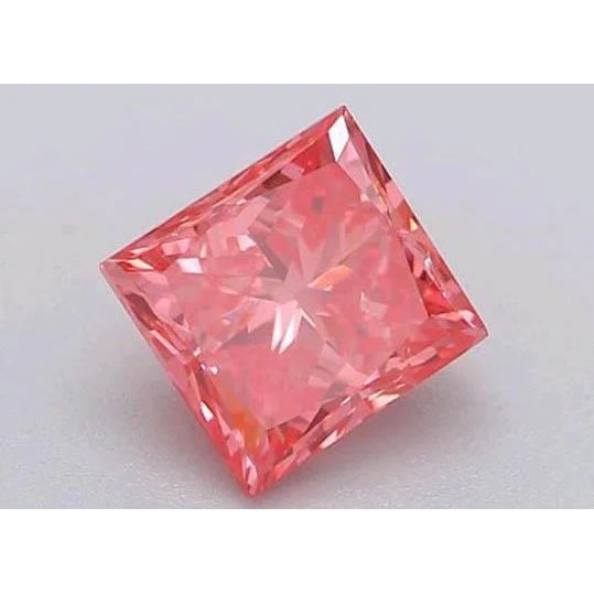2 Ct Red Princess Cut Loose Sapphire