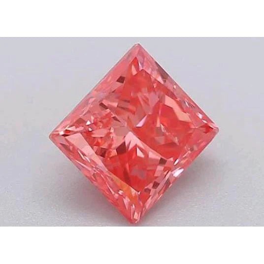 2 Ct Red Princess Cut Loose Sapphire