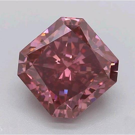 2 Ct Red Radiant Cut Loose Sapphire