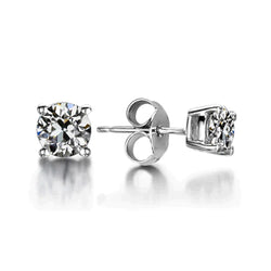 2 Ct Round Diamond Womens Earrings