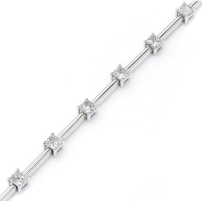 2 Carat Brilliant Cut Natural Earth Mined Diamond Bracelet