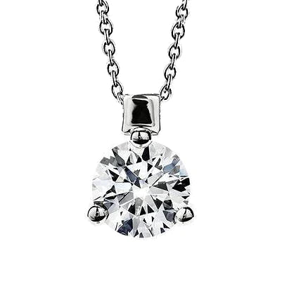 2 Carat Natural Earth Mined Diamond Pendant For Women