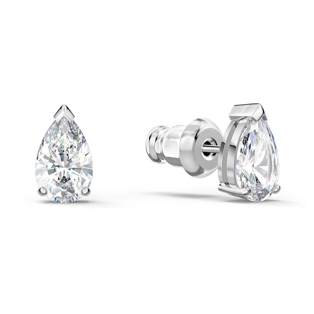 2 Carats Pear Cut Lab Grown Diamond Studs Earring White Gold Women Jewelry