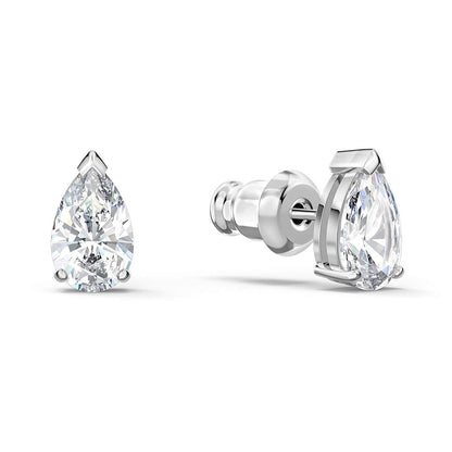2 Carats Pear Cut Lab Grown Diamond Studs Earring White Gold Women Jewelry