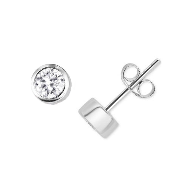2 Carats Lab Grown Diamond GIA CERTIFICATE Studs Earring White Gold