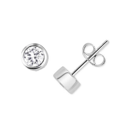 2 Carats Lab Grown Diamond GIA CERTIFICATE Studs Earring White Gold