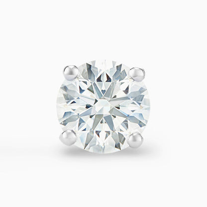 2 Carats Round Cut Lab Grown Diamond Stud Women Earring GIA CERTIFIED Jewelry