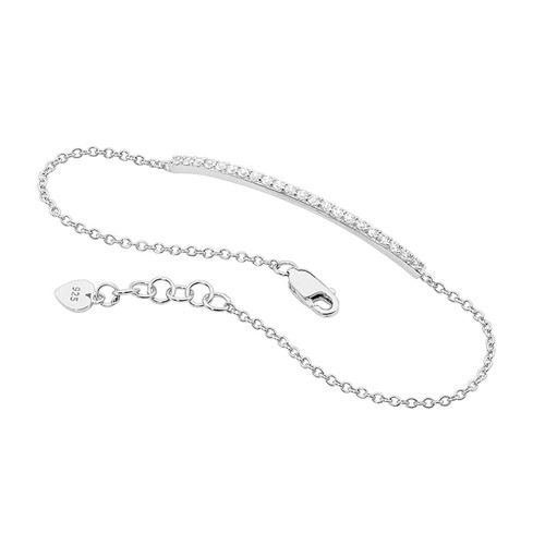 2 Carats Round Lab Grown Diamond Chain Bracelet Lady Men Gold Jewelry 14K