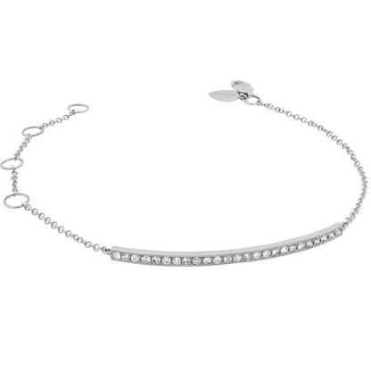 2 Carats Round Lab Grown Diamond Chain Bracelet Lady Men Gold Jewelry 14K