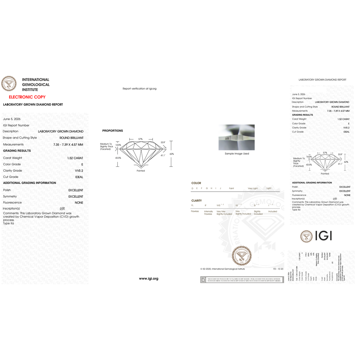 IGI Certificate