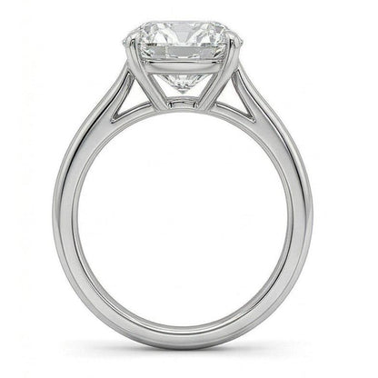 3 Carat Modern Cushion Natural Earth Mined Diamond Ring