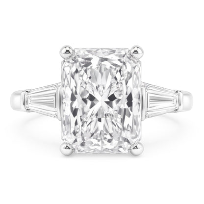 3 Carat Radiant Natural Real Diamond ( Not Lab Grown ) Wedding Ring
