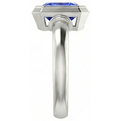 Natural Real ( Not Lab Grown )  3 Carat Sapphire Engagement Ring