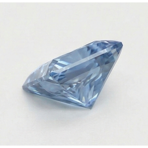 3 Carats Loose Light Blue Natural Real Diamond ( Not Lab Grown ) Princess Cut