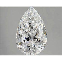 Natural 3.50ct Pear Diamond E VS1 - GIA Certified Loose