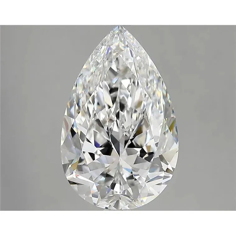 natural pear diamond 3.50ct loose_diamond front view