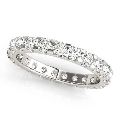 3.60 Cts Round Diamonds Band Lab Grown Wedding Eternity Jewelry