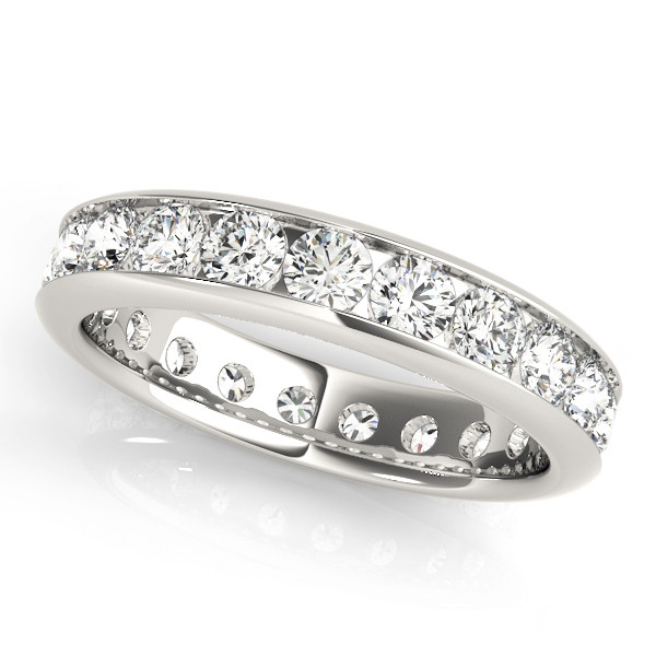 3.8 Ct Round Diamonds Wedding Eternity Band Channel Set Lab Grown