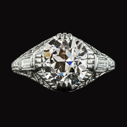 30K Vintage Style Engagement Ring