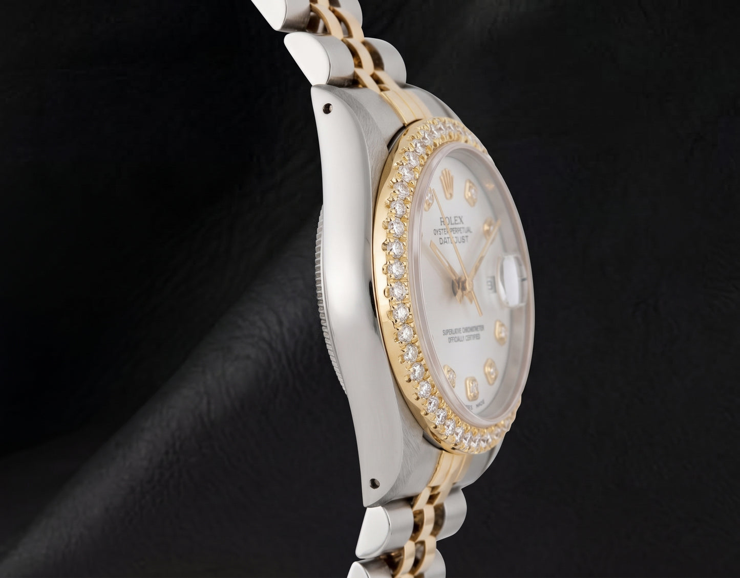 Rolex 68273 Datejust 31mm Silver Diamond Dial Two Tone Watch