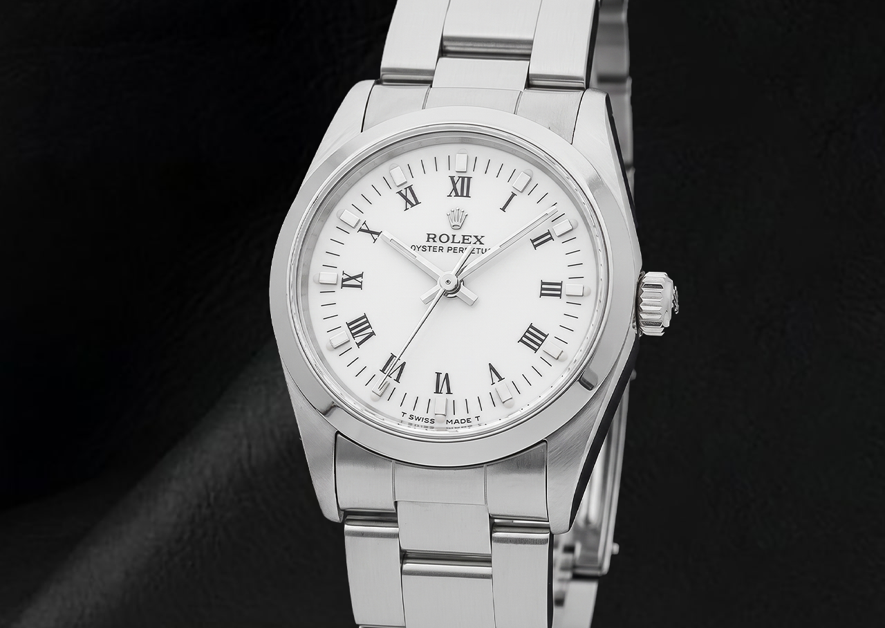 31mm Rolex White Roman Ladies Watch