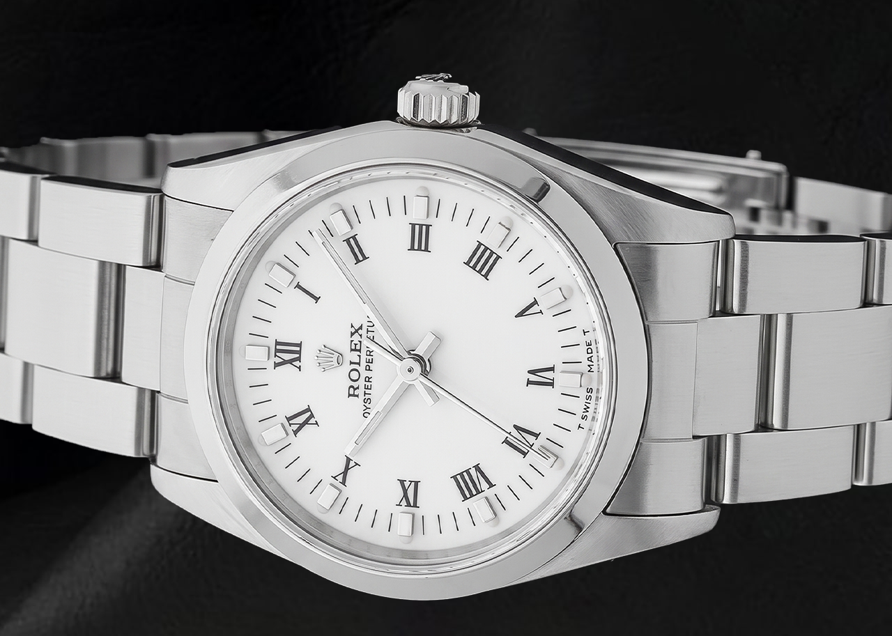 31mm Rolex White Roman Ladies Watch