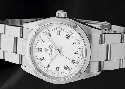 31mm Rolex White Roman Ladies Watch