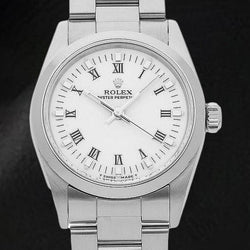 31mm Rolex White Roman Ladies Watch