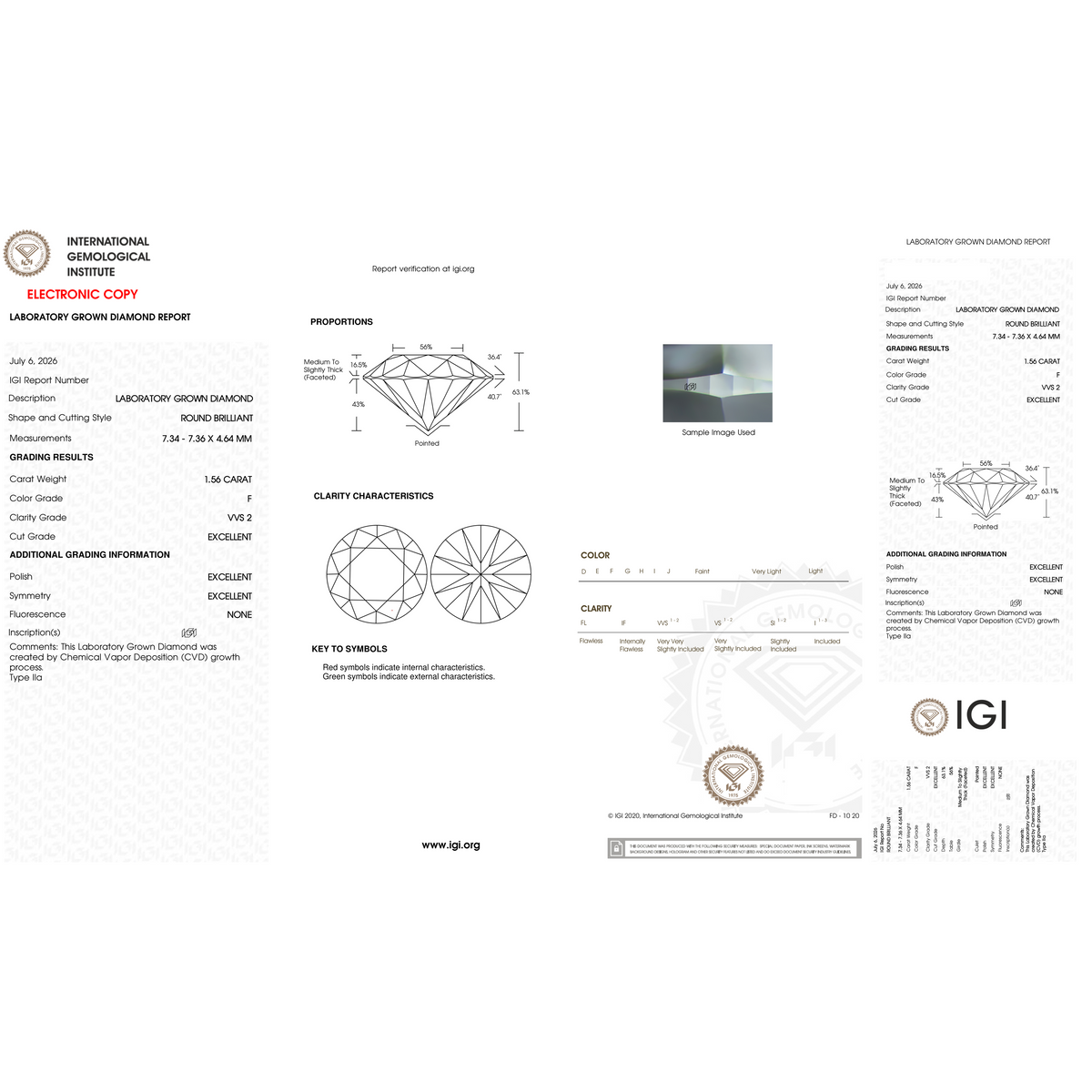 IGI Certificate
