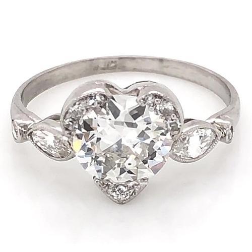 3 Carat Heart Diamond Wedding Ring