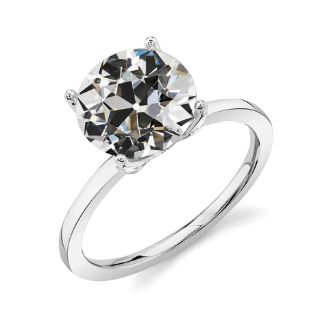 3 Carat Old Miner Diamond Engagement Ring