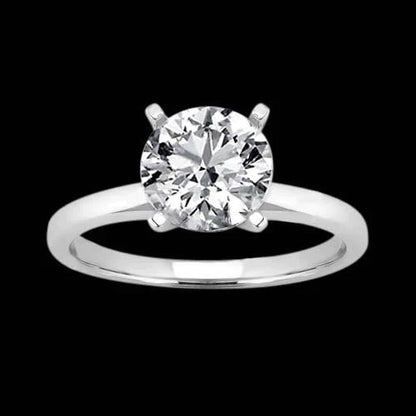 3 Carat Round Natural Diamond Women's Ring