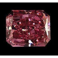 3 Carats Loose Red Sapphire Sparkling Radiant Cut