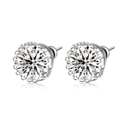 3 Ct Earth Mined Diamond Earrings Birthday Jewelry