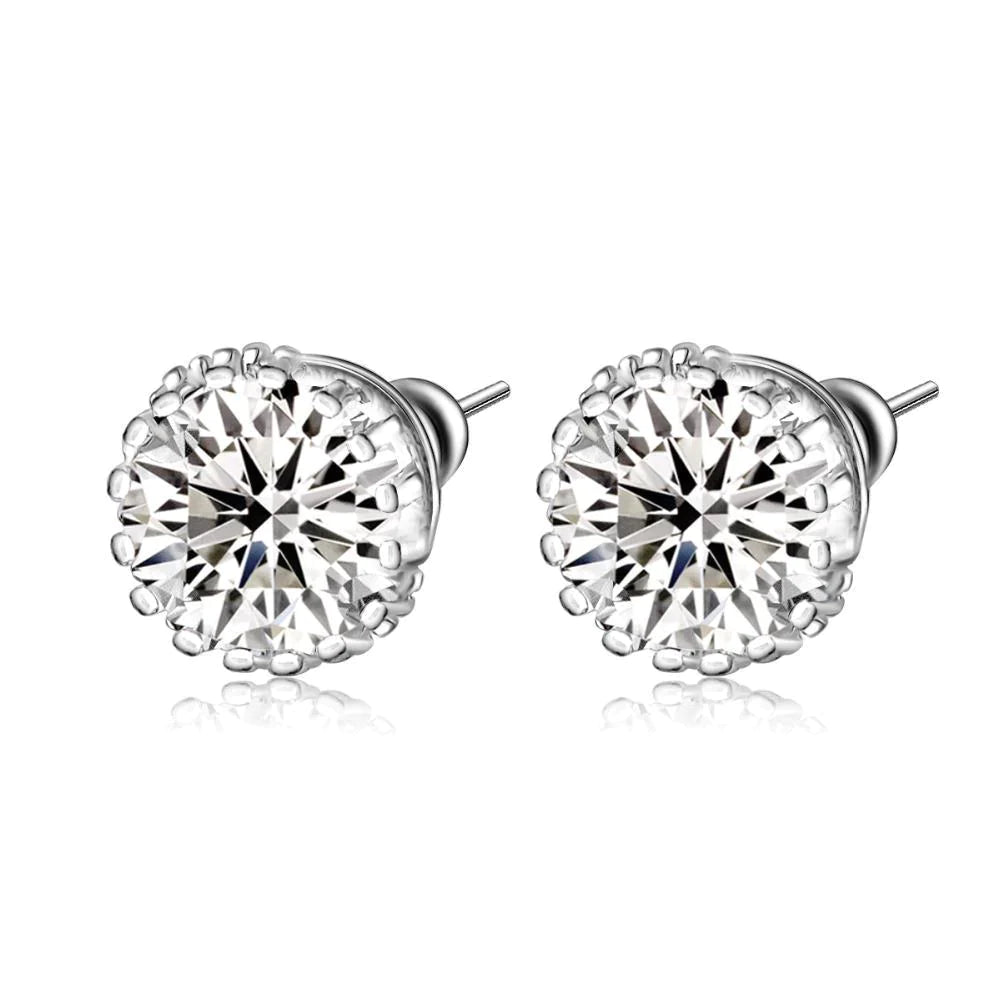 3 Ct Diamond Earrings Birthday Jewerly 