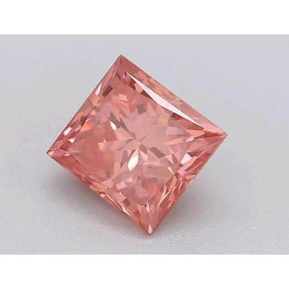 3 Ct Orange Princess Cut Loose Sapphire