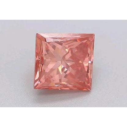 3 Ct Orange Princess Cut Loose Sapphire