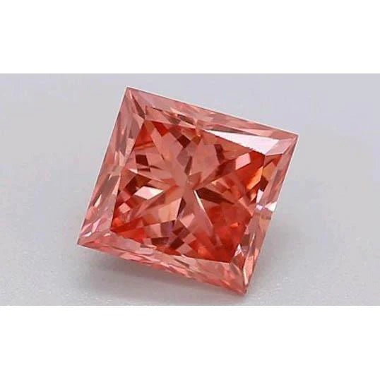 3 Ct Orange Princess Cut Loose Sapphire