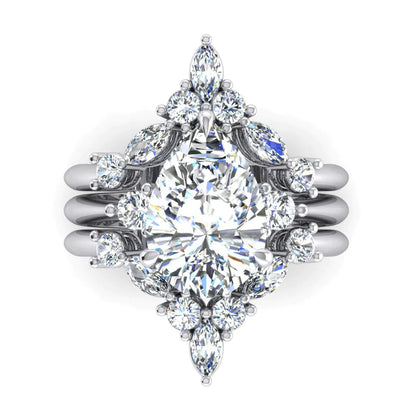 3 Ring Soldered Diamond Jewelry