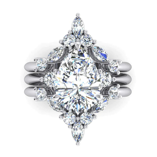 3 Ring Soldered Diamond Jewelry